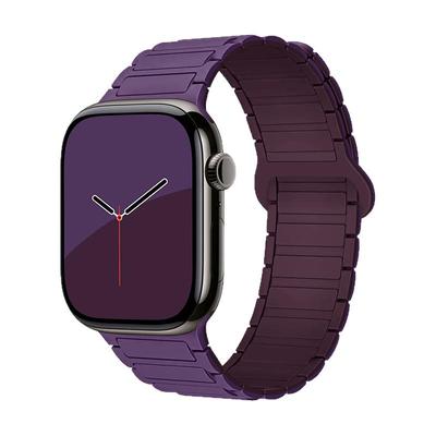 ERFG小众双色硅胶磁吸iwatch表带