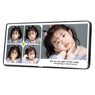 相框摆台定制相册制作打印高级感做水晶婚纱照全家福洗照片三宫格