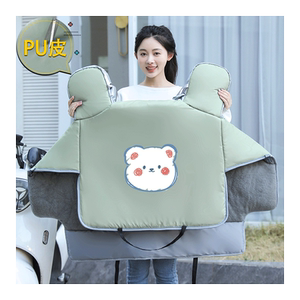 电动摩托车手把套冬季保暖电瓶车手套防水挡风手套加绒加厚棉把套