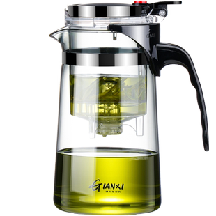 玻璃茶壶泡茶器家用功夫沏茶壶泡红茶专用耐高温茶具茶水分离单壶