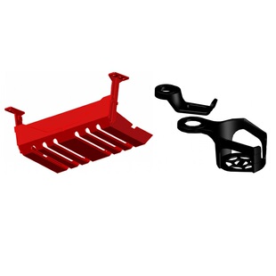 桌子旋转收纳 理线盒集线盒耳机挂钩水杯架   木面桌底自攻螺丝装