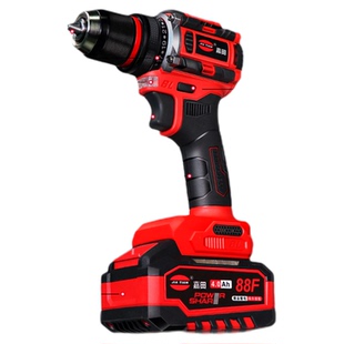 嘉田无刷锂电池手电钻家用电动螺丝刀多功能冲击钻打孔工具手枪钻