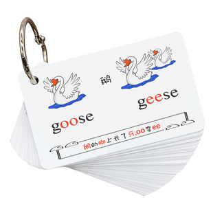 英语动词不规则 名词单复数 形容词比较级变化口诀单词卡片大全