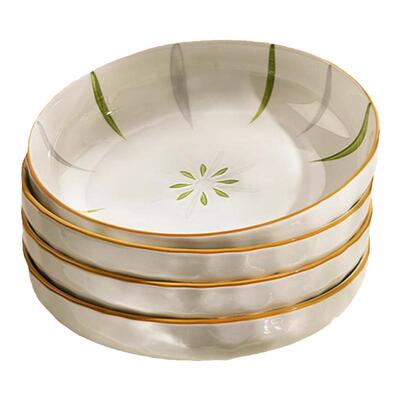 8英寸釉下彩菜盘墨色陶瓷