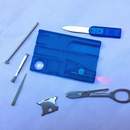 万能户外野营救生工具卡 用万灯自带卡卡不锈钢****卡工具组合