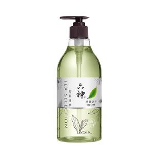六神茗茶香氛植萃清曦龙井绿茶沐浴露清新舒缓475ml