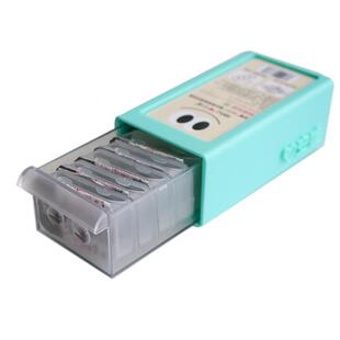 安瞳日抛美瞳收纳盒隐形眼镜盒大容量多格透明多副装双联盒置物盒