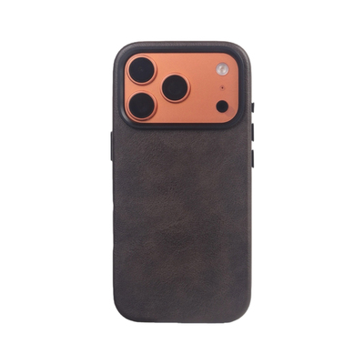 Urban Case复古疯马皮革磁吸适用于iPhone17promax手机壳苹果16promax皮质保护套商务风个性男士皮料防手汗