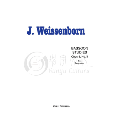魏森博恩巴松管练习曲集Op8No1