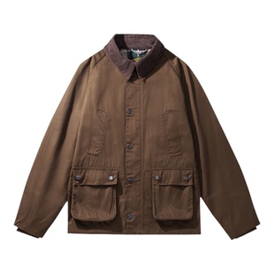 美式复古阿美咔叽vintage防水猎装油蜡夹克风衣工装外套安欣同款
