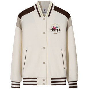 【关晓彤同款】安踏美式复古棒球服夹克女士冬季外套162618714S