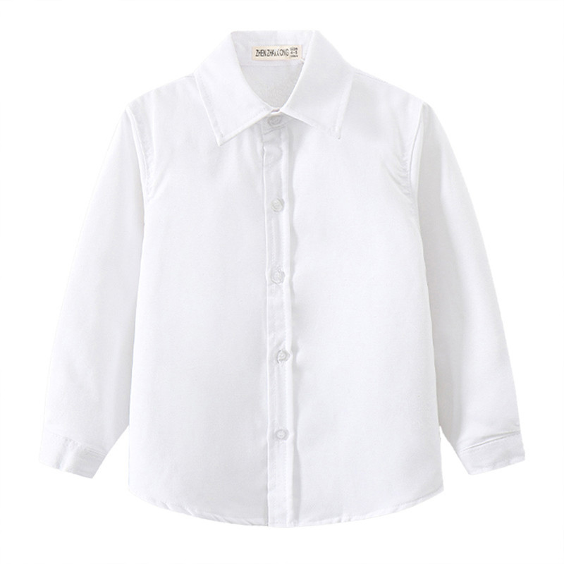 儿童白衬衫加绒保暖校服内搭