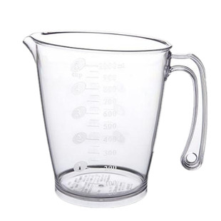 进口塑料计量杯1000ml带刻度豆浆烘焙奶茶水杯1L量壶食品级大容量