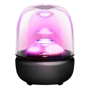 哈曼卡顿Aura Studio5音乐琉璃5代音响桌面蓝牙氛围灯音箱低音炮