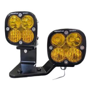 适用于福特烈马Bronco机盖射灯改装A柱双灯架LED越野照明辅助灯光