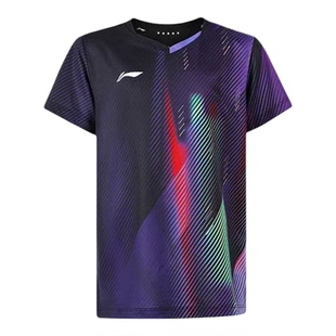 李宁儿童乒乓球服短袖T恤2026新款男童女童训练比赛运动球服套装