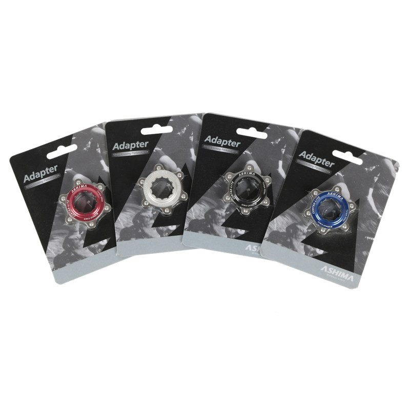 ASHIMA 阿诗玛中锁转六钉山地自行车碟片安装转换座 碟刹车转换器