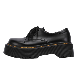 dr马丁靴女1461quad马丁鞋bex真皮厚底3孔低帮单鞋英伦风小皮鞋女