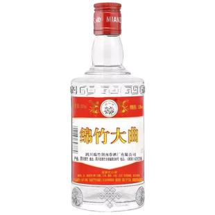 绵竹红标52度大曲白酒浓香型500ml瓶不口粮酒经典四川酒酒厂春酒