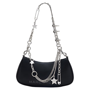 【季末折扣】MARC JACOBS/莫杰 MJ 中号牛皮星星链条单肩包饺子包