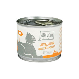 「猫耶岛」mjamjam喵吖喵德国牛鸡高蛋白主食湿粮成幼猫罐头200g