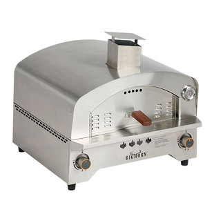家用燃气披萨炉不锈钢传统窑炉意式经典拿坡里比萨烤炉gas pizza