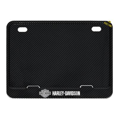 哈雷摩托车牌照框保护碳纤维金属