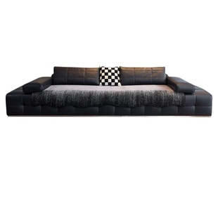 2026新款沙发垫高级感一片式直排防滑坐垫子四季通用沙发盖布黑白