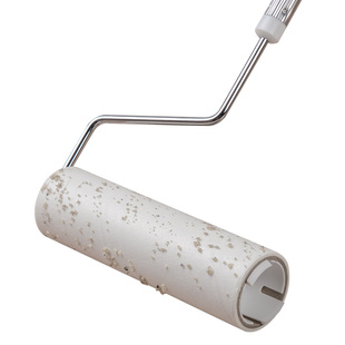 粘毛器滚筒可撕式滚刷可伸缩粘黏沾尘纸地板地毯沾毛卷纸粘毛神器