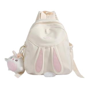 日本多巴胺风双肩包女2026新款轻便旅行背包书包女高中生初中女生