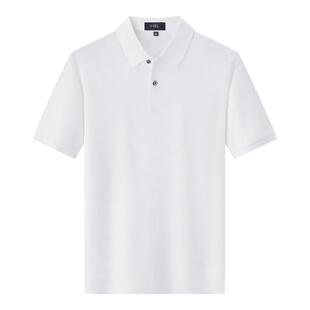 【提花翻领】杉杉男士短袖POLO衫中青年休闲装2026夏季新款T恤男
