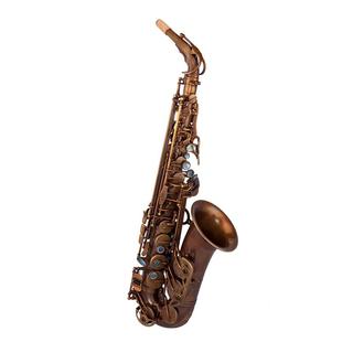 泰山降e调中音萨克斯管乐器TSAS-XT6金铜浮雕裸铜考级成人专业