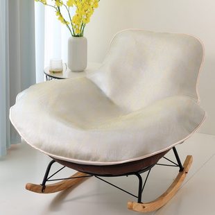 冰丝夏季 摇椅替换套罩盖布坐垫懒人躺椅垫龙虾椅防滑摇椅垫椅套