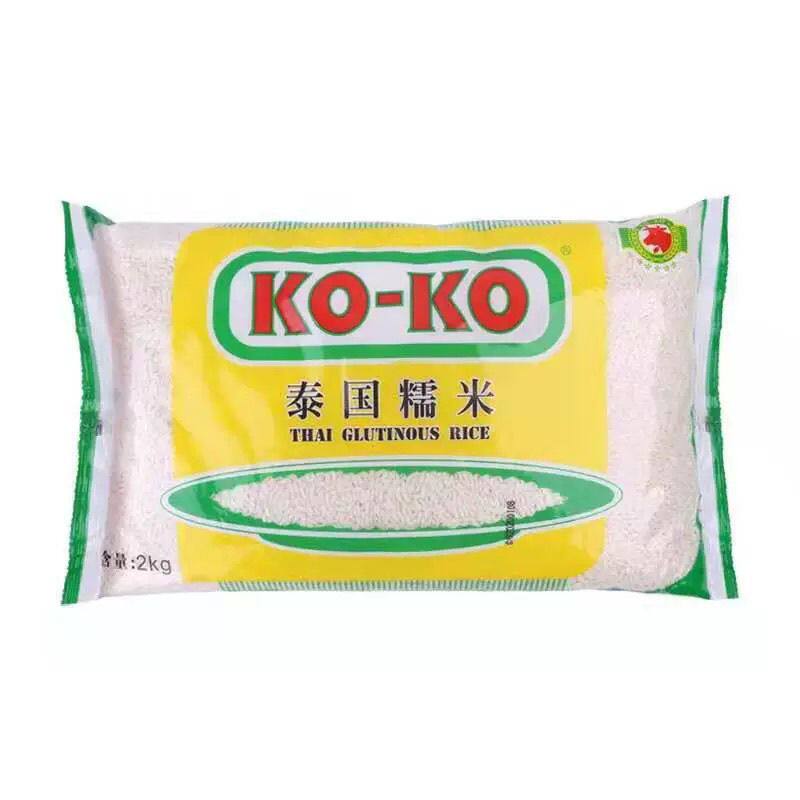 koko白糯米整箱12包泰国籼新鲜糯米椰汁芒果糯米饭原料包粽子饭团
