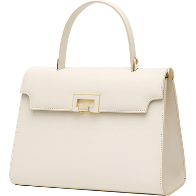 华伦西亚凯莉包设计师款白色小包