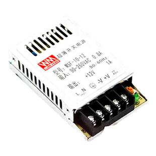 明纬开关电源MW-10W-5V/2A 20W超薄稳定低压电气12V 24V全国包邮