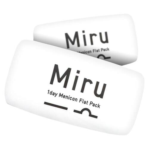 目立康Miru米如隐形近视眼镜日抛30片*2盒一次性水润透明旗舰店官