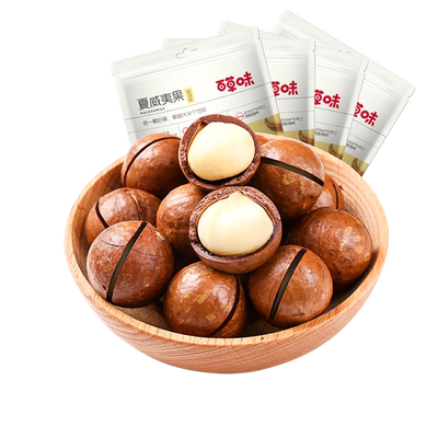 百草味夏威夷果100g×4包×1组