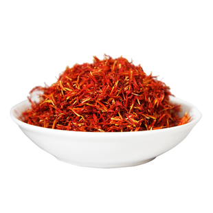 新疆无硫优质红花泡水泡酒泡脚艾叶足浴中药材草红花250克可打粉