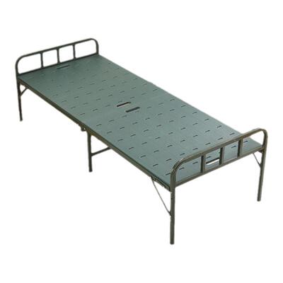 便携式钢塑床单人折叠床行军床