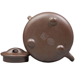 汲老推荐隐溪老人款王云芳全手工松华青段 260cc景舟石瓢壶紫砂壶