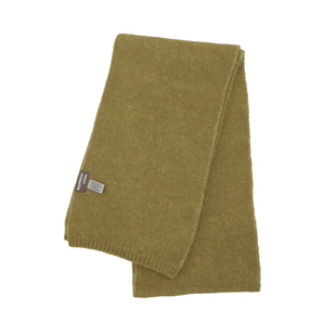 含羊毛纯色针织围巾女冬季2025新款高级感韩版百搭仿羊绒保暖围脖