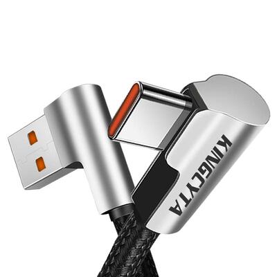 适用华为弯头100W合金闪充数据线