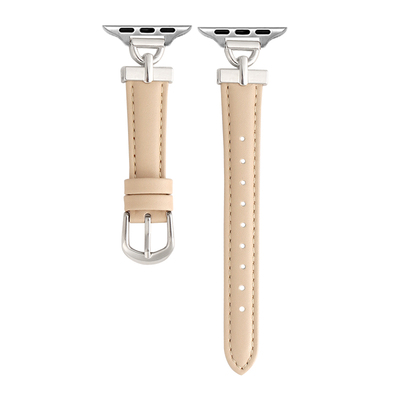 适用米环10/9pro韩系D字皮表带女