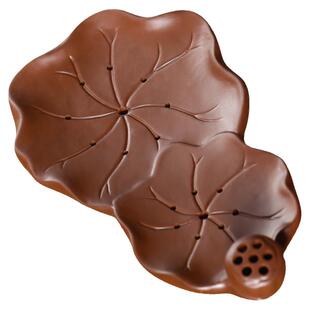 紫砂茶盘禅莲干泡茶台家用小型储水茶托盘陶瓷壶承托功夫茶具套装