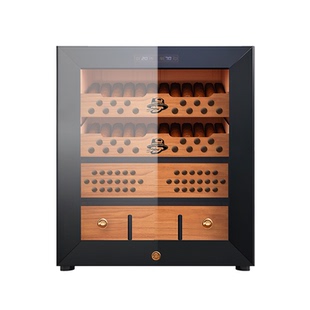 CIGARJACK恒温恒湿雪松木雪茄柜迷你小型嵌入家用WIFI电子保湿柜