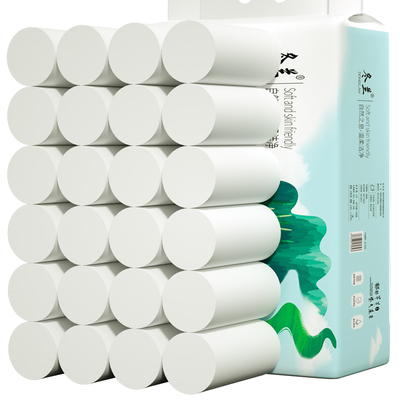 5层加厚5斤24卷原木抽纸
