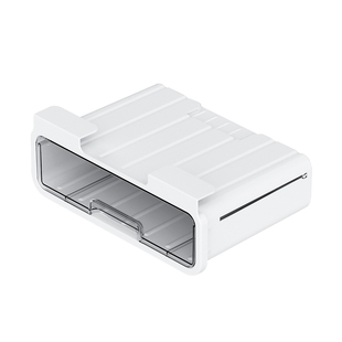 桌下隐形抽屉式桌面收纳盒办公文具工位隐藏收纳盒书桌收纳置物架