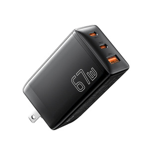 ESSAGER 67W GaN PD USB C Charger Type C Quick Charge适用于iPhone17 MacBook氮化镓欧标港澳版充电器头