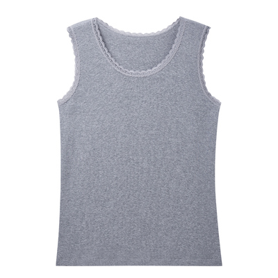 三枪背心女纯棉无袖内搭高弹罗纹吊带修身打底衫夏天轻薄透气汗衫